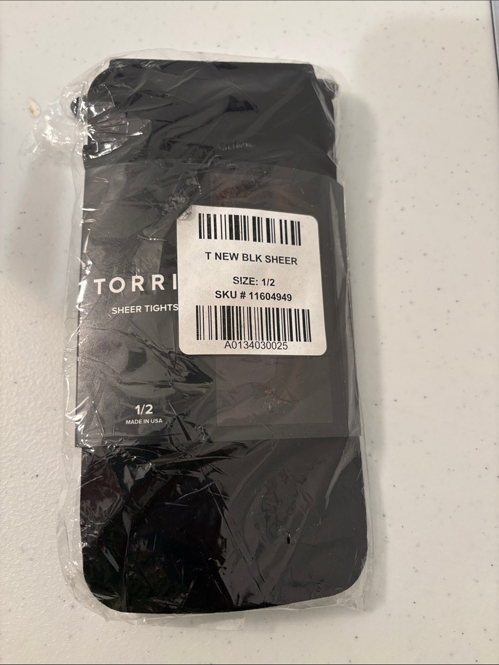 Torrid Black Sheer Tights - Sheer Finish